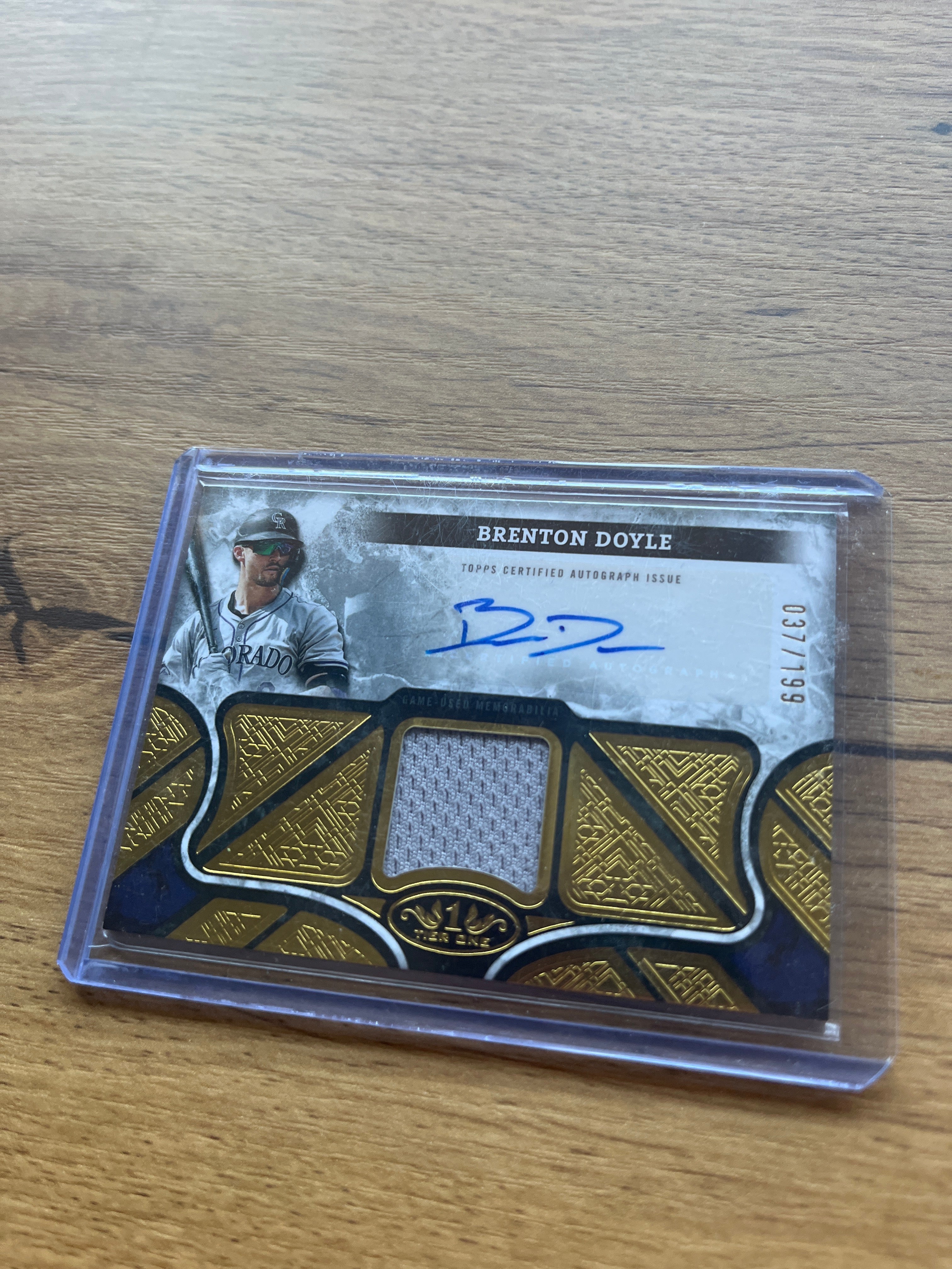 2025 Brendan Doyle Tier One Patch Auto /199