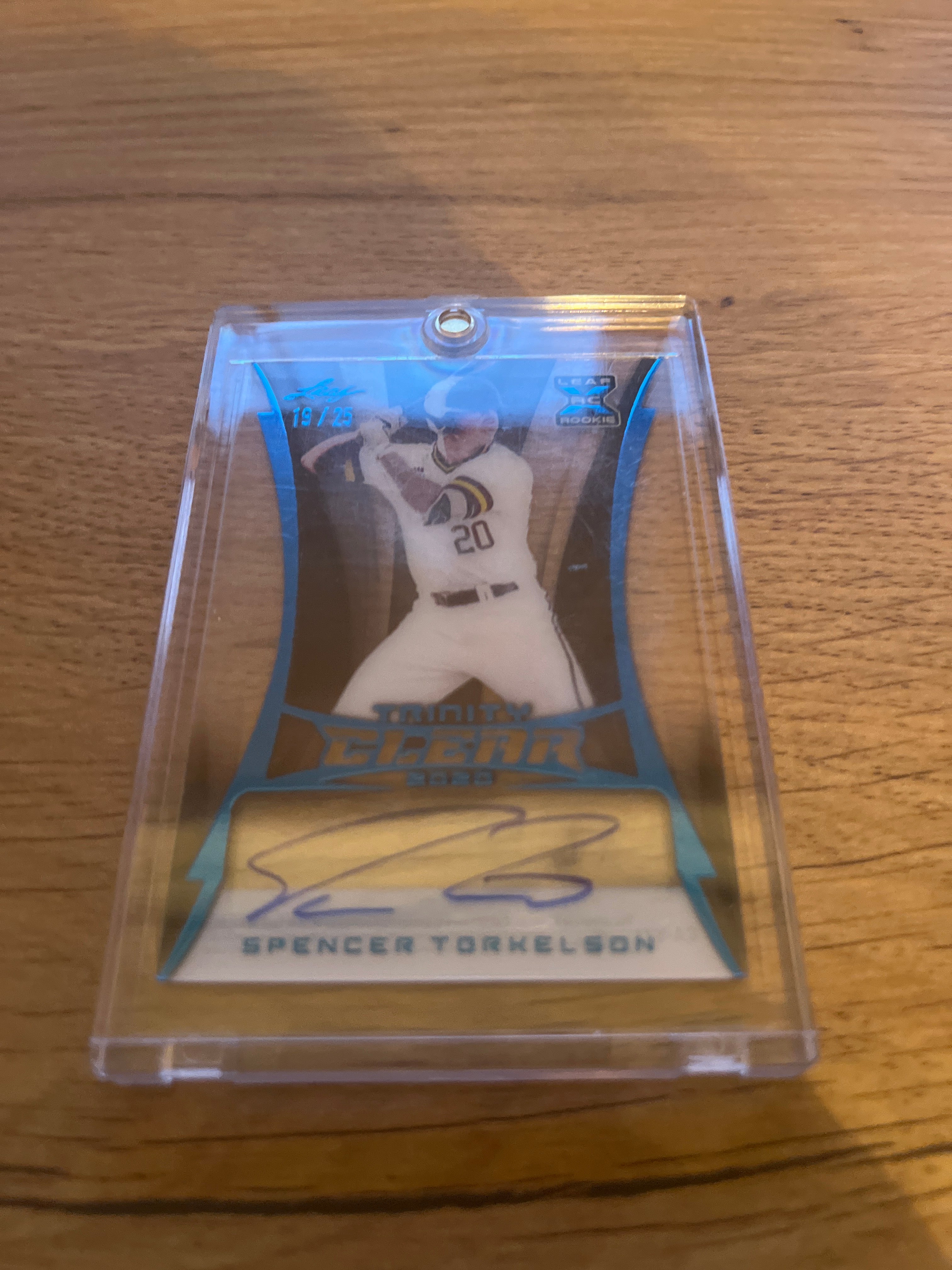 2020 Spencer Torkelson Leaf RC Blue /25 Auto0